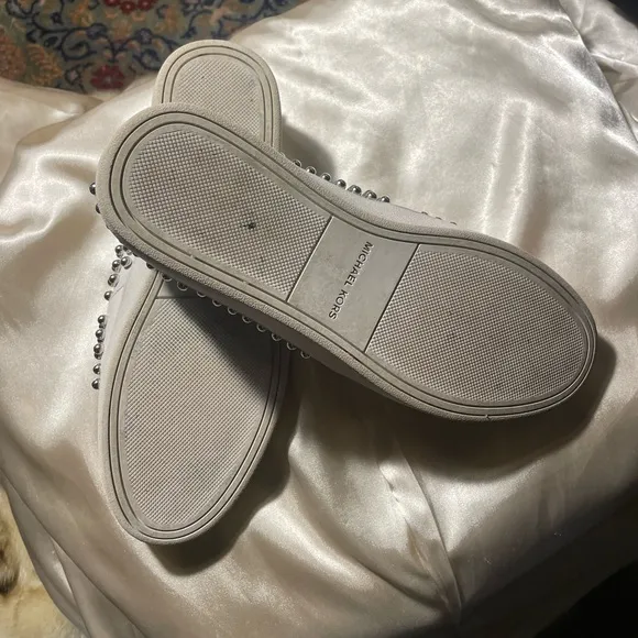 Michael Kors Collection Studded White Slip-Ons Size 7.5