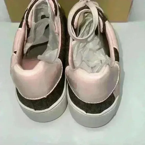 Michael Kors Shoes Poppy Lace up Sneaker Shoes Brown Powder Blush