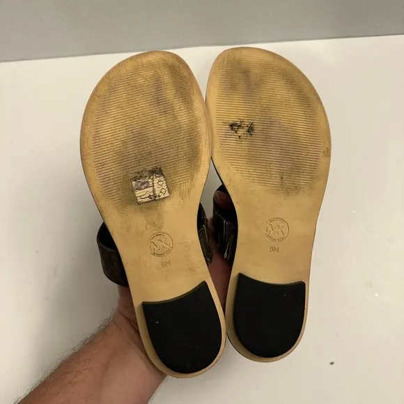 Michael Kors Tilly Thong Sandals Size 8.0 M
