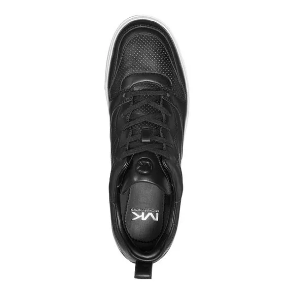 MICHAEL KORS Womens Black Heel Pull-Tab Baxter Platform Sneakers Shoes 10.5 M
