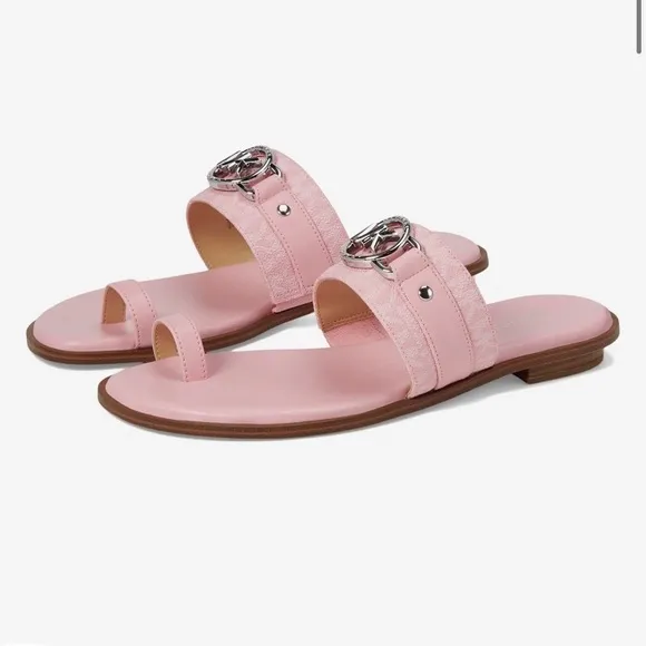Michael Michael Kors Rory Thong Sandals sz 5 nwot shell pink
