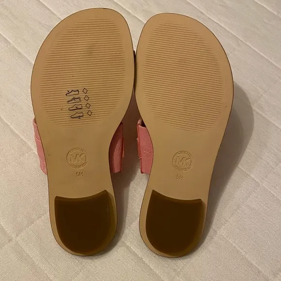 Michael Michael Kors Rory Thong Sandals sz 5 nwot shell pink