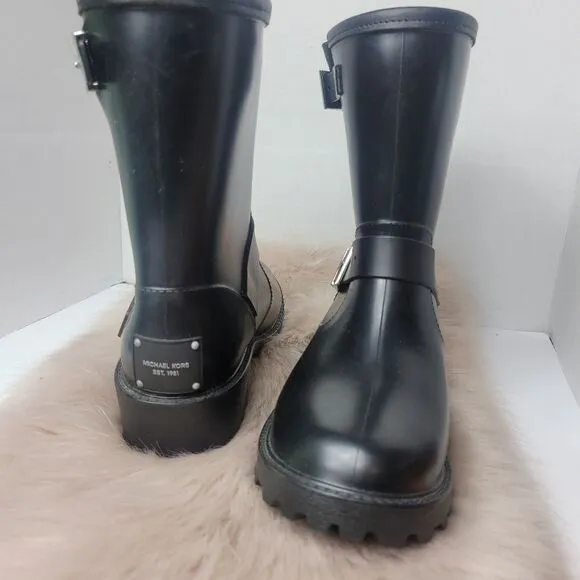 Michael Kors | Davenport Rubber Rain Boots Size 11