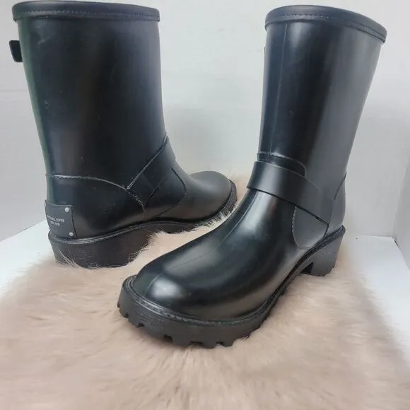 Michael Kors | Davenport Rubber Rain Boots Size 11