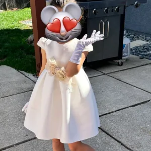 MiMiLu Designer Kids dress , flower girl, formal dress