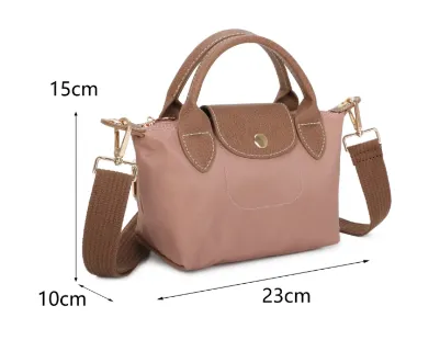 Mini Grab Handle Pouch Bag Dusty Pink