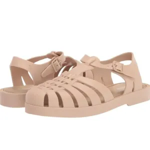 MINI MELISSA Girls Vegan Ankle Strap Rubber Sandals Size 3
