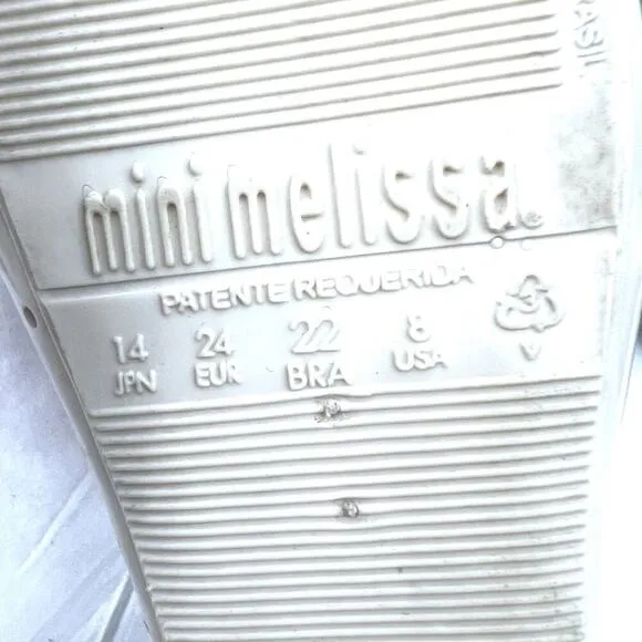 Mini Melissa Pineapple Mary Jane &amp; Crocs Glitter Rubber Sandals Little Girls