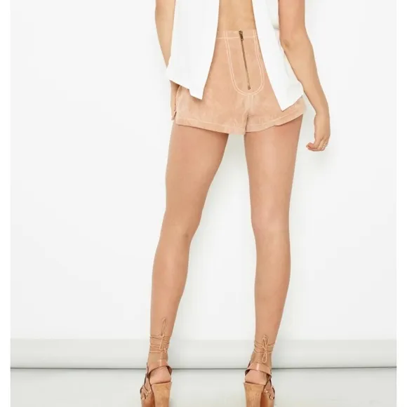 MINKPINK Suede Shorts