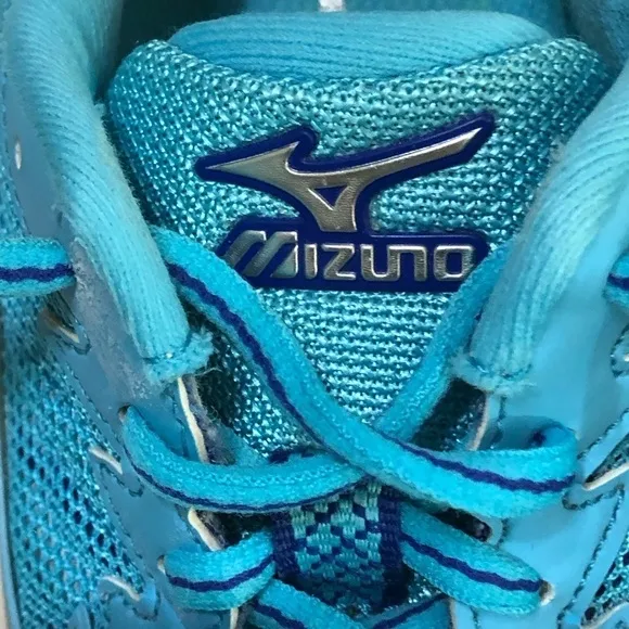 Mizuno Wave Rider 20 Running Shoes Blue J1GD170303 Low Lace Up Sneakers 8