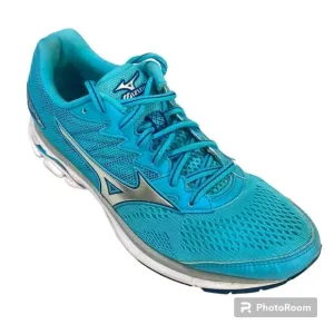 Mizuno Wave Rider 20 Running Shoes Blue J1GD170303 Low Lace Up Sneakers 8