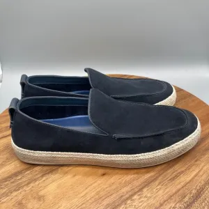 Moretti Gold Label Loafers Mens Size 11 D Blue Leather Comfort Casual Sneakers