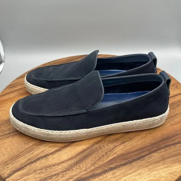 Moretti Gold Label Loafers Mens Size 11 D Blue Leather Comfort Casual Sneakers