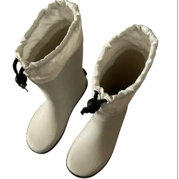 Moschino kids rubber rain boots