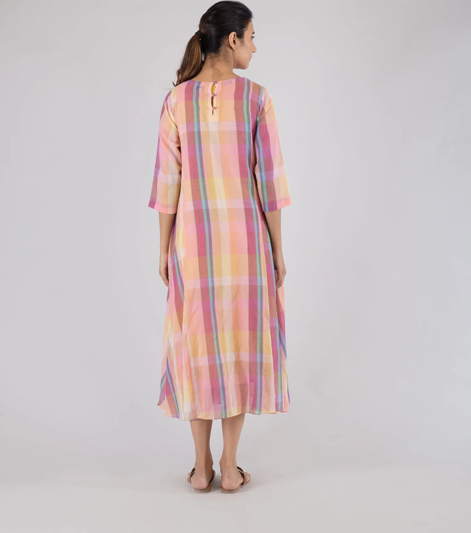 Multicolor Cotton Dress