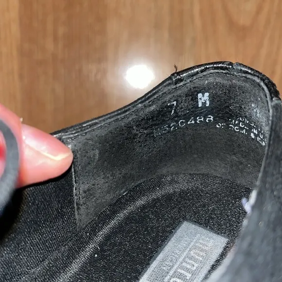 Munro Black Lace Up Shoes
