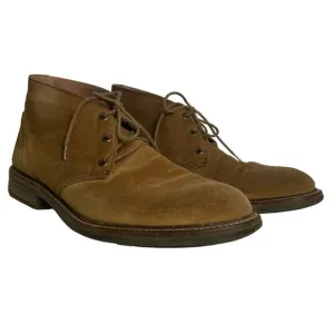 NAOT Men’s Pilot Desert Suede Boot Size 41 Chukka Ankle Lace Up Tan Shoes