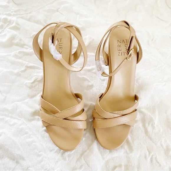 Naturalizer Mallory Ankle Strap Platform Sandal Size 10