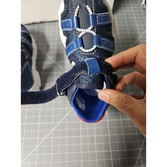 Naturino Boy's Falcotto Boses VL  Navy/Red‎  sandals EU 24 (US 7.5-8 Toddlers)