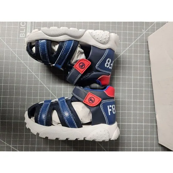 Naturino Boy's Falcotto Boses VL  Navy/Red‎  sandals EU 24 (US 7.5-8 Toddlers)