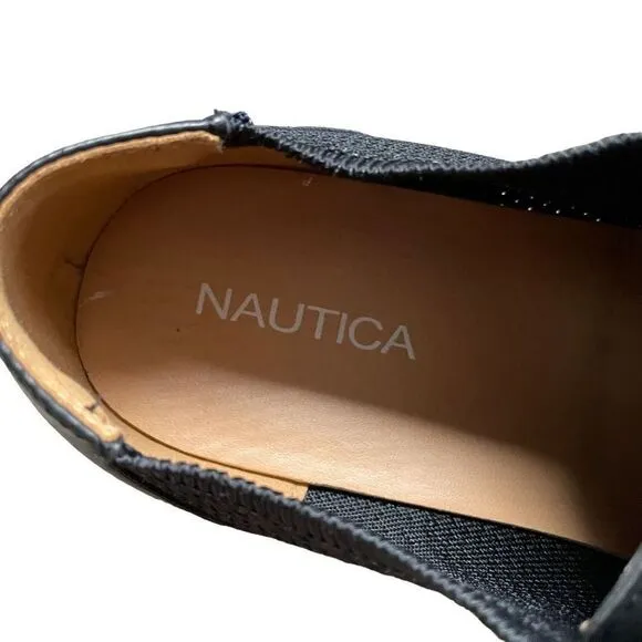 Nautica Men’s Wrenwood Knit Oxford Shoes size 13 Black