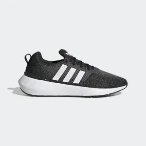 NEW ADIDAS men's swift run 22 running shoes - medium width in black/white/grey