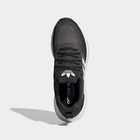 NEW ADIDAS men's swift run 22 running shoes - medium width in black/white/grey