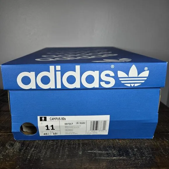 NEW Adidas Originals Campus 80s Mens Size 11 Suede Shoes Brown Off White ID7317