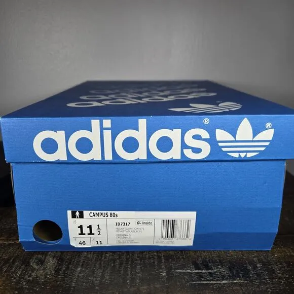 NEW Adidas Originals Campus 80s Mens Size 11.5 Suede Shoe Brown Off White ID7317