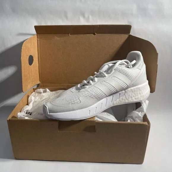 New Adidas Originals ZX 1K Boost Shoes Sneakers White Men's