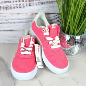 NEW ADIDAS SIZE 3 GIRLS PINK SKATEBOARD SNEAKERS CANVAS SHOES