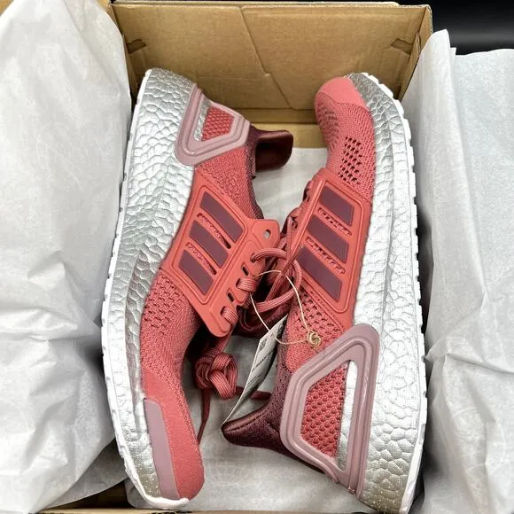 NEW Adidas Ultraboost 19.5 DNA Women's Shoes Size 8 Wonder Red Silver GZ6476