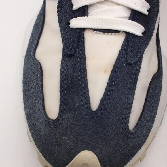 New Balance 327 White Natural Indigo Navy Men's Size 11.5 D Sneakers Shoes