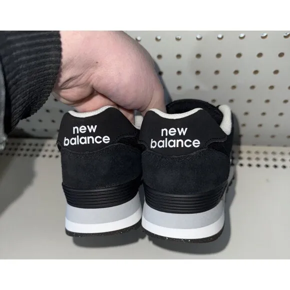 New Balance 515 Mens Suede Athletic Shoes Sneakers Size 9 Black Gray White