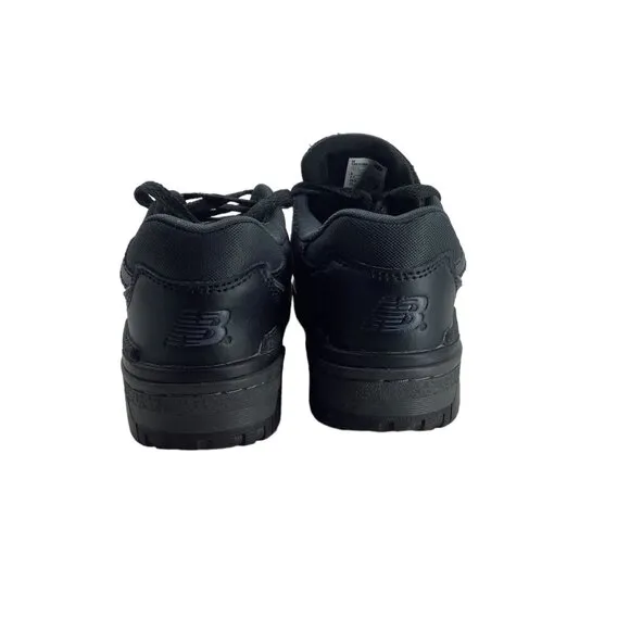 New Balance 550 Black Sneakers Shoes Grade School Boy Size 6 Black on Black
