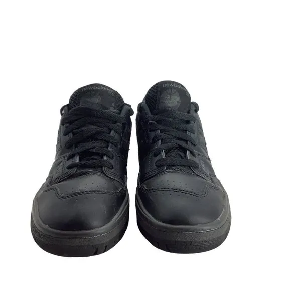 New Balance 550 Black Sneakers Shoes Grade School Boy Size 6 Black on Black