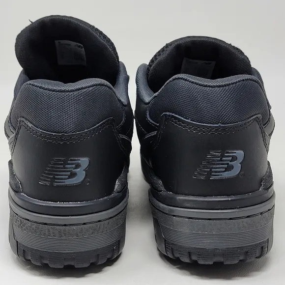 New Balance 550 Men's Size 6.5 US Low Triple Black GS GSB550BB Shoes Sneaker New