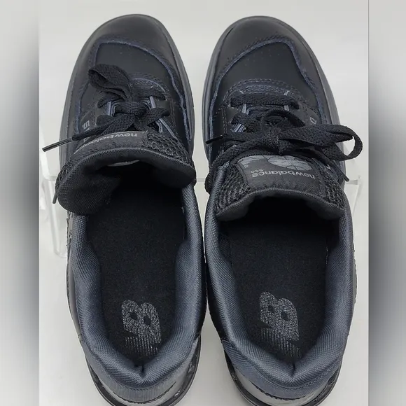 New Balance 550 Men's Size 6.5 US Low Triple Black GS GSB550BB Shoes Sneaker New