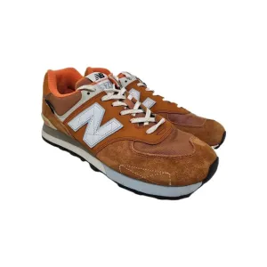 New Balance 574HS2 Rust Orange Cordura Suede Men's Size 9.5 Shoes