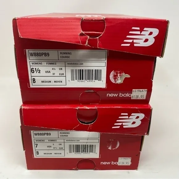 New Balance 880V9 W880PB9 Womens Pink Mesh Athletic Running Shoes