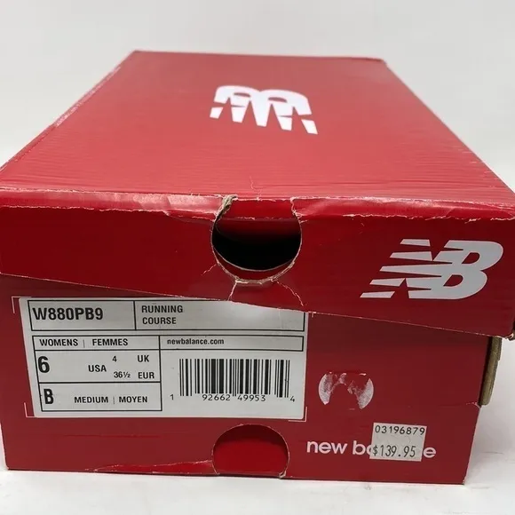 New Balance 880V9 W880PB9 Womens Pink Mesh Athletic Running Shoes