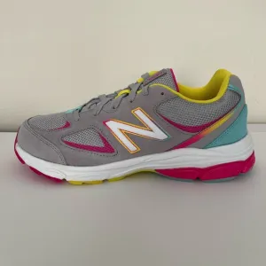 New Balance 888V2 Big Kids/Women’s Sneakers Running Shoes Gray Rainbow Size 6