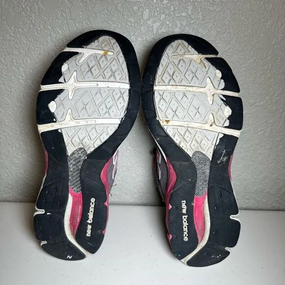 New Balance 990 V3 Womens Size 9.5 Walking Shoes Gray W990KM3 Suede Lace Up Mesh