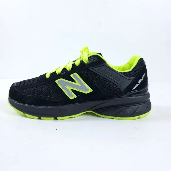 New Balance 990V5 Boys Black/Volt Shoes