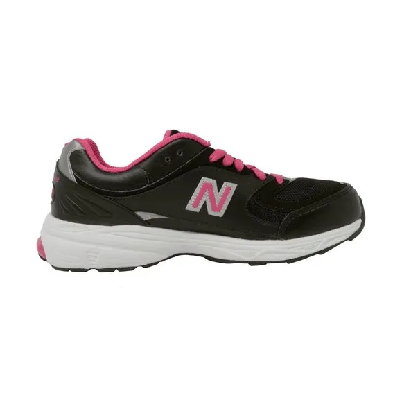 New Balance Big Kids 2001 Black/Pink Shoes