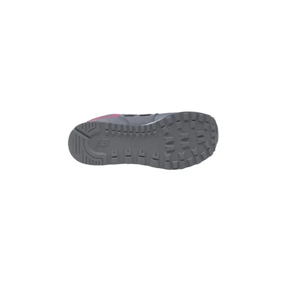 New Balance Big Kids 574 Grey/Hot Pink Shoes