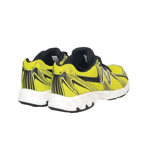 New Balance Boys 550 Neon Yellow Black Running Shoes Sneakers #KJ550LBY Size 5