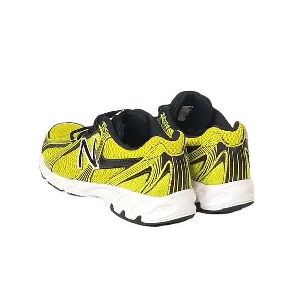 New Balance Boys 550 Neon Yellow Black Running Shoes Sneakers #KJ550LBY Size 5