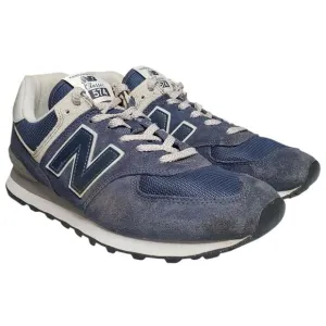 New Balance Classic 574 Blue Mens Size 9.5 Walking shoes Athletic Athleisure