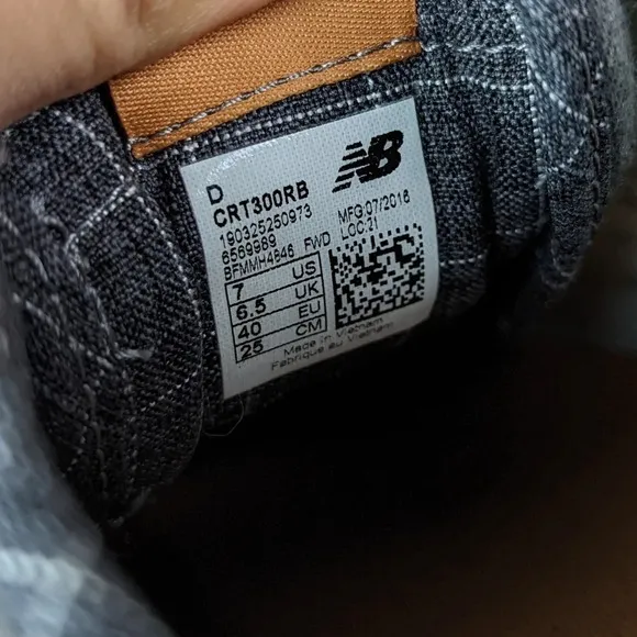 NEW BALANCE CRT300RB Men 7D Gray RevLite Lifestyle Sneaker Court Casual Shoes